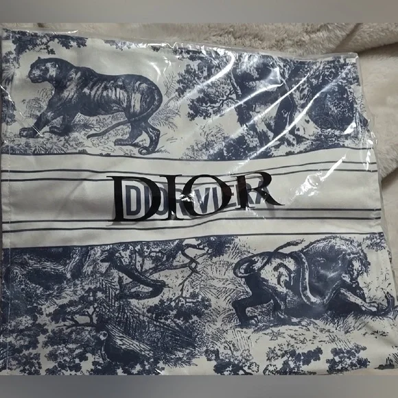 DIOR Diorviera Navy & White Tote - Picture 7 of 9